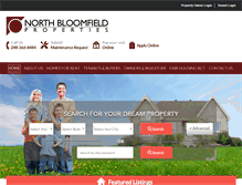 Tablet Screenshot of northbloomfield.com